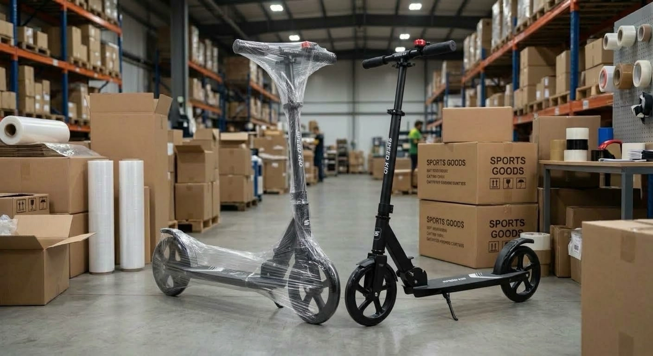 Deux modèles de trottinettes pour enfants